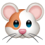 Hamsterin emoji U+1F439