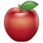 Punainen omena emoji U+1F34E