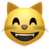 Hauska kissanaama emoji