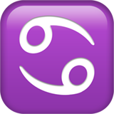 Syöpä-horoskooppimerkki emoji