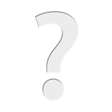 valkoinen kysymysmerkki