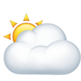 aurinko ja suuri pilvi