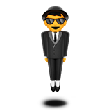 levitoiva mies puvussa