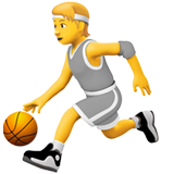 Henkilö pallon kanssa