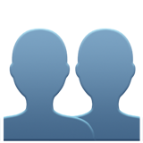 kaksi rintasiluettia