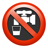 Vesi ei juomakelpoista