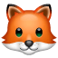 Ketun emoji U+1F98A Ketun emoji U+1F98A