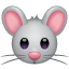 Hiiren emoji U+1F42D Hiiren emoji U+1F42D